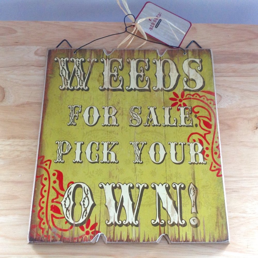 Brand New Wooden Sign